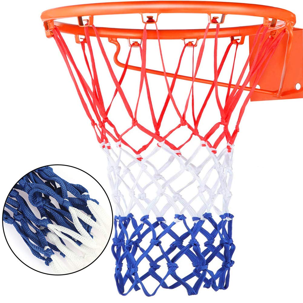 Daricowathx Heavy Duty Basketball Net Replacement All Weather Basketball Net Fits Standard Indoor or Outdoor, 12 Loop