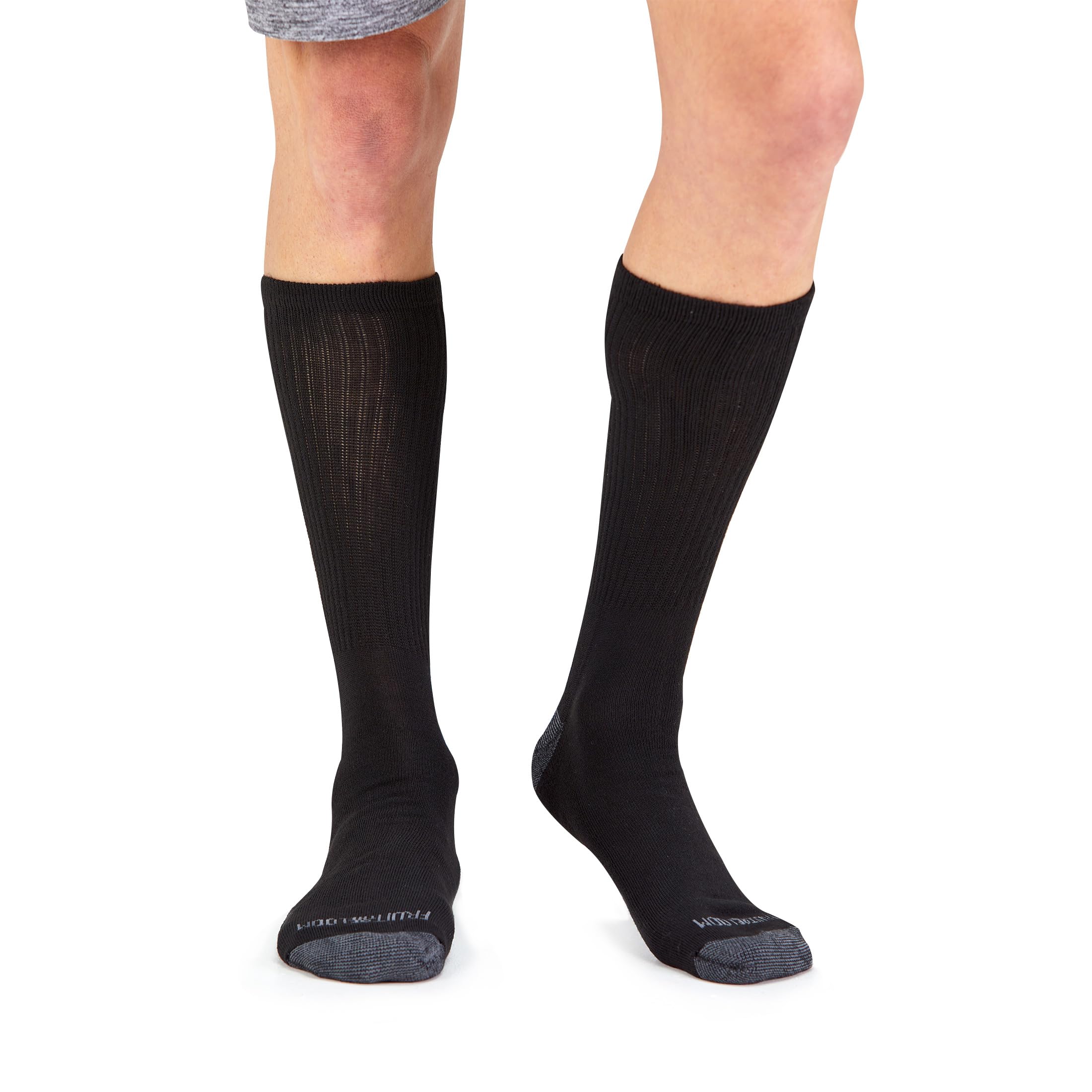 Fruit of the Loom Men's Workgear Durable Crew Socks with Arch Support