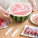 Siqian 150 Pack Food Covers Plastic Stretch Bowl Lids Kitchen Supplies view 5