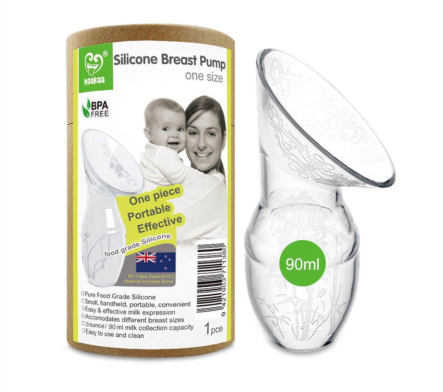 NEW Haakaa Silicone Breastfeeding Manual Breast Milk Pump Baby Feeding