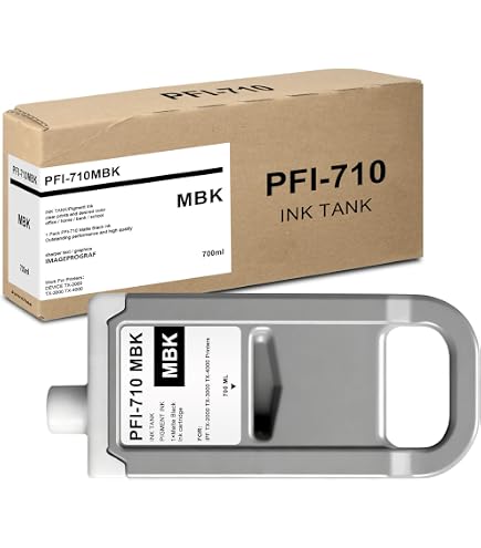 Canon 純正 PFI-710MBK インクタンク ブラック 700ml Amazon.com: Canon PFI-710MBK (PFI-710MB) Standard Yield Ink