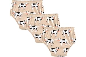 Mazeann Toddler Potty Training Underwear Cotton Absorbent Soft Baby Girl Boy Potty Training Pant 2t-5t