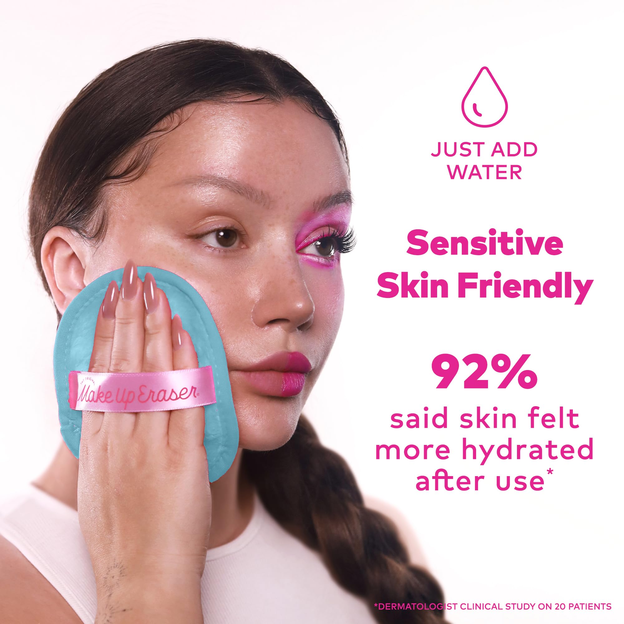 The Original Makeup Eraser, 7-Day Set, Erase All Makeup with Just Water, Including Waterproof Mascara, Eyeliner, Foundation, Lipstick, Sunscreen, and More!