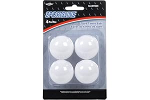 CTG Table Tennis Balls Set of 4, Ping Pong Balls for Competition and Recreational Play Indoor and Outdoor Compatible