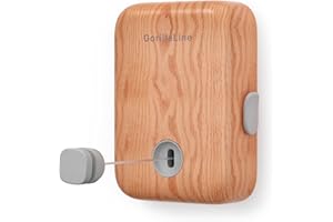 GorillaLine - Retractable Clothesline Indoor Outdoor Clothes Line | Heavy Duty Clothes Drying Laundry Line | Wall Mounted Drying Rack Clothing Line | Retracting Hanging | Features Secure Lock System