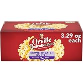 Orville Redenbacher's Movie Theater Butter Microwave Popcorn, 3.29 Ounce Classic Bag, 24-Count