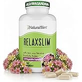 NaturalSlim Relaxslim Rhodiola Rosea & Adaptogenic Herb for Brain, Mood, Metabolism, Tension & Energy Support Supplement - 21 Different Natural Compounds Help Control Appetite - 120 Capsules