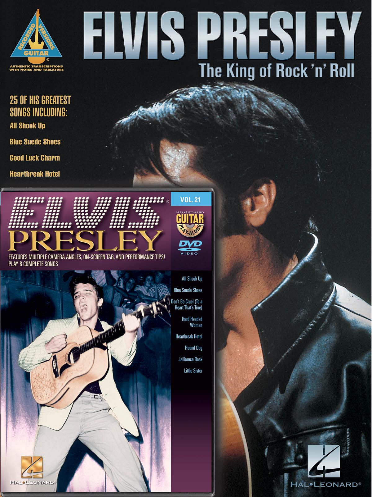Elvis Presley: The King of Rock 'n' Roll (Recorded Versions - Guitar Play-along)