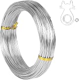 Tenn Well 18 Gauge Aluminum Craft Wire 165 ft 1mm Bendable Anodized Aluminum