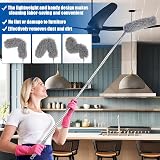 wlich Feather Duster with Extension Pole Bendable Head 100in Reach view 5