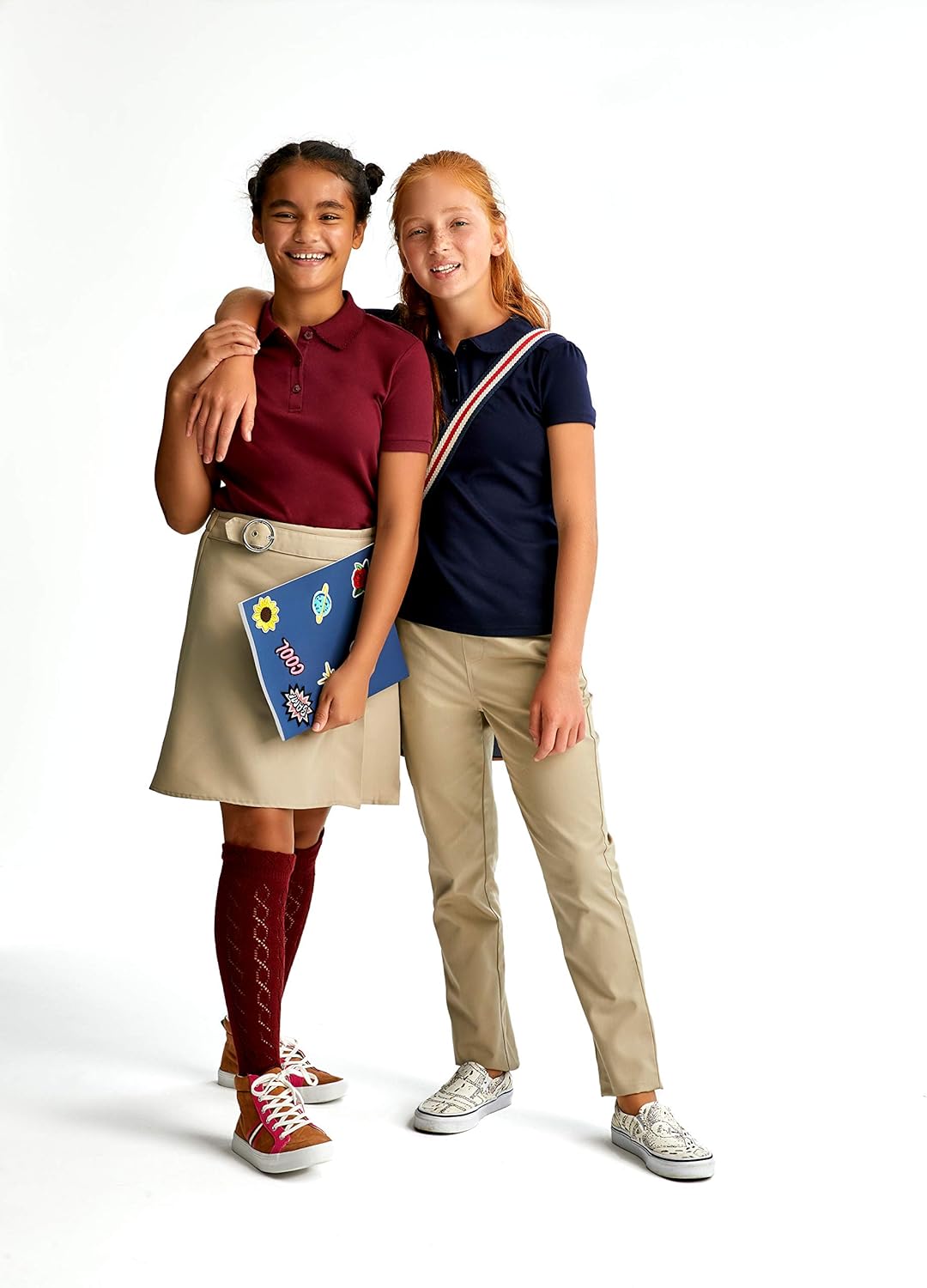 French Toast Girls' Pull-On Twill Pant: Clothing