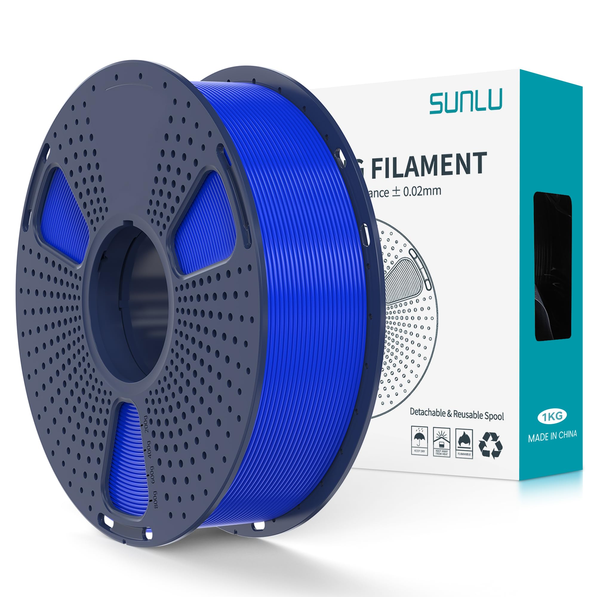 SUNLU PLA+2.0 3D Printer Filament, Upgrade