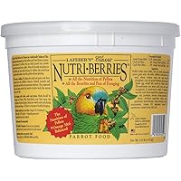 LAFEBER'S Classic Nutri-Berries Pet Bird Food, Made with Non-GMO and Human-Grade Ingredients, for Parrots