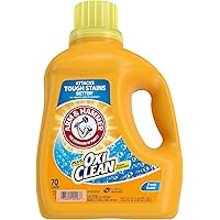 Arm & Hammer Liquid Laundry Detergent Plus OxiClean, Fresh Scent, 70 loads