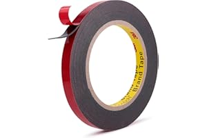 Automotive Acrylic Plus Attachment Tape 0.39" x 18Ft Double Sided Tape PT1100 Heavy Duty for Moldings Claddings Panels Pads a