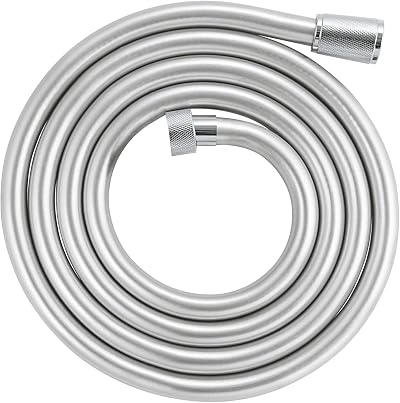 GROHE VitalioFlex Shower Hose 2m Silver TwistStop Chrome