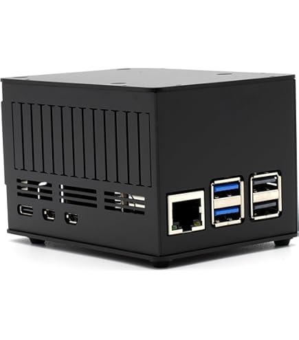 Amazon.com: KKSB Case for Raspberry Pi 5 with Space for Hats, Add