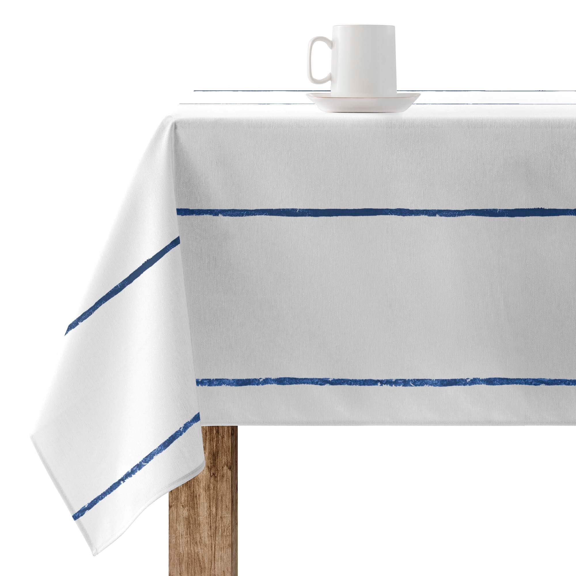 BELUM | Stain Resistant Tablecloth Size 240 x 155 cm - Extra Soft Touch Tablecloth Colour Multicolor - Fabric Tablecloth 100% Organic Cotton Model 0120-319