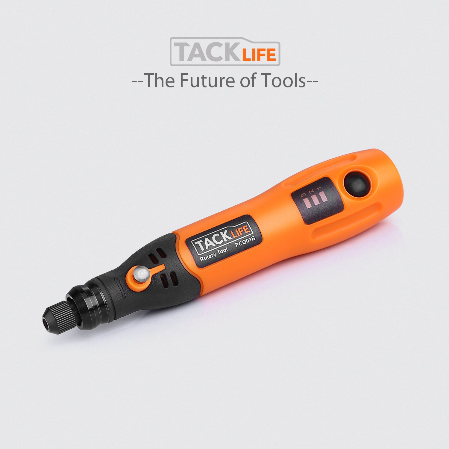 TACKLIFE Cordless Rotary Tool Lite 3.7V Three Speed with 31 Accessories