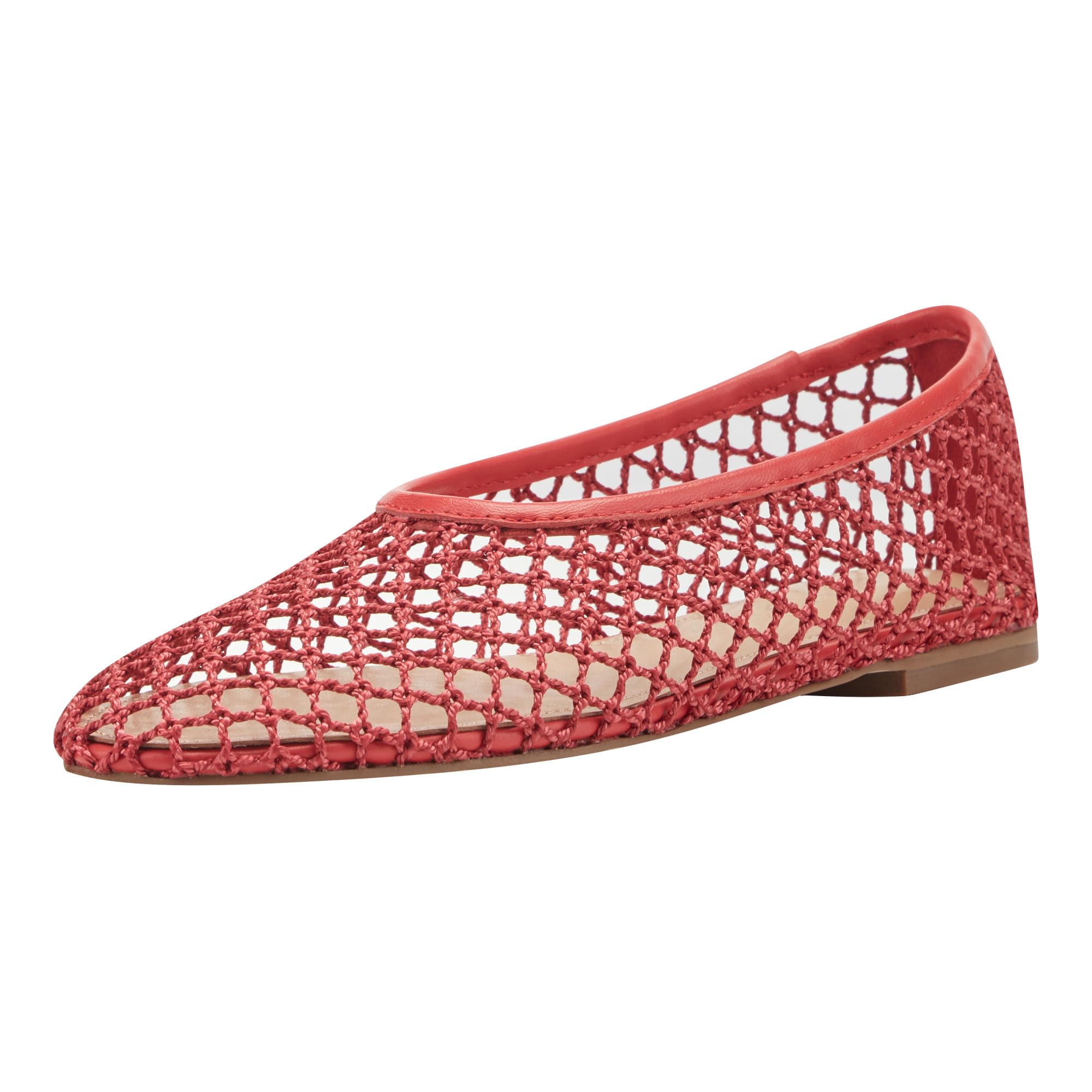 Marc Fisher LTD Women’s Jazlyn Red Mesh/Leather, 11 Medium