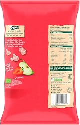 Organix Puffcorn Strawberry & Apple Organic Toddler Snack 4 x 10 g Bags Pack 3 view 2