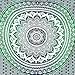 Labhanshi Indian Mandala Tapestry Hippie Hippy Wall Hanging Throw Bedspread Dorm Tapestry Decorative Wall Hanging, Ombre Mandala Tapestries