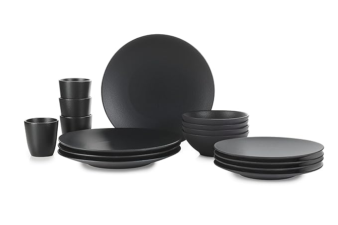 REVOL SET16EQ001 Set of 16 Pieces, 10.25, Cast Iron Style