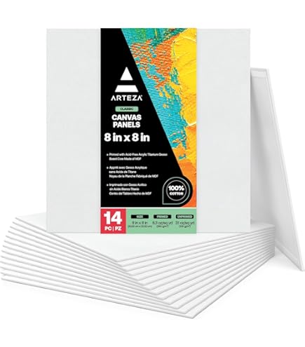 Amazon.com: SoHo Urban Artist Canvas Texture Painting Panels 6x9