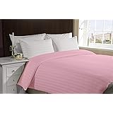 Lasin BeddingLuxury Soft 100% Cotton, Duvet Cover, Hidden Zipper Closure, Pink, Twin 68" x 86"
