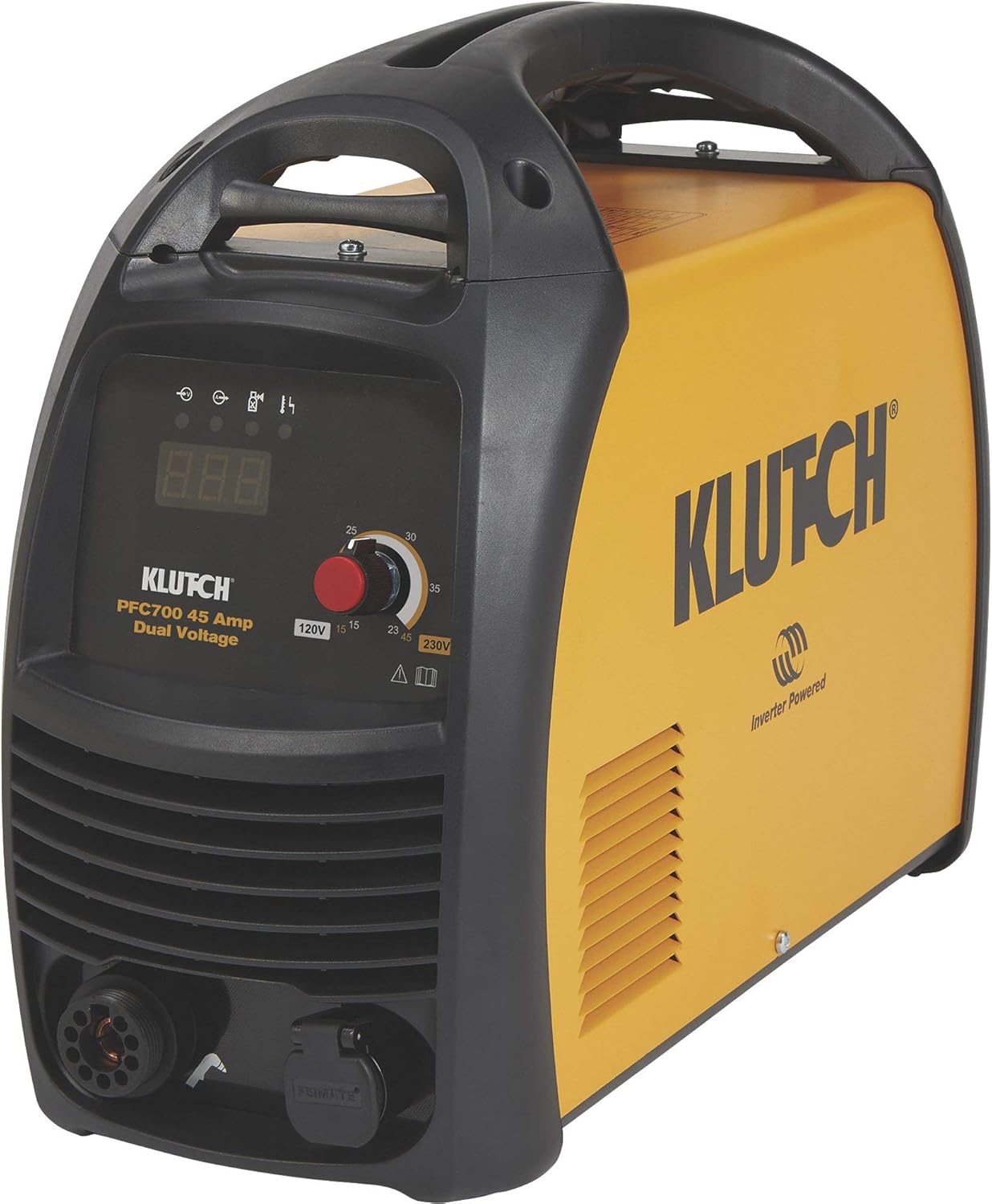 Klutch PFC700 DualVoltage Plasma Cutter Inverter, 120V/230V, 45 Amp