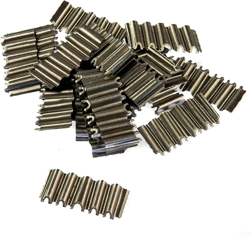 Thunderfix 12mm x 26mm Corrugated Fasteners 20pk Self Colour Board Joint Splice