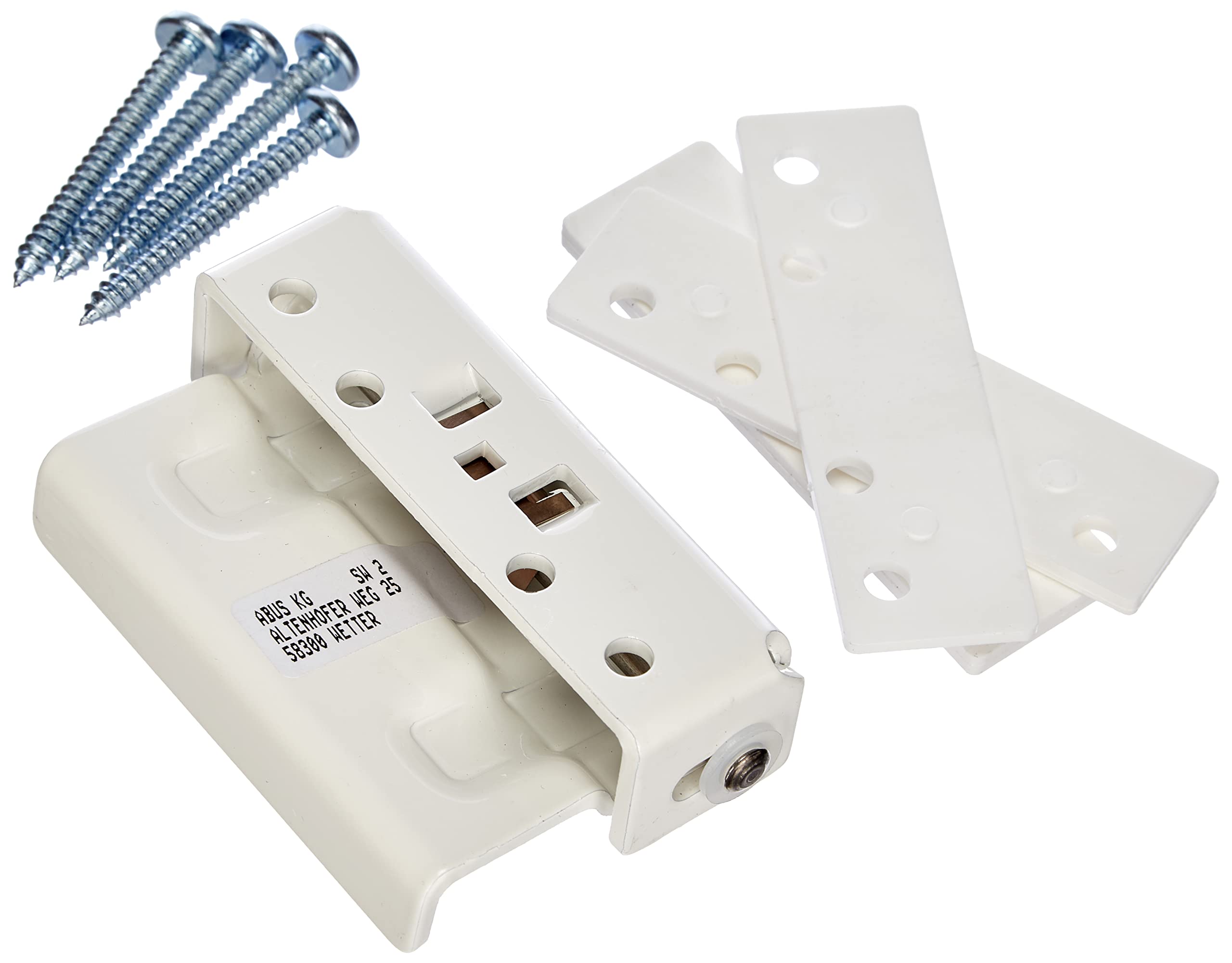 ABUS 323362 SW2 W Door and Window Safety Latch White