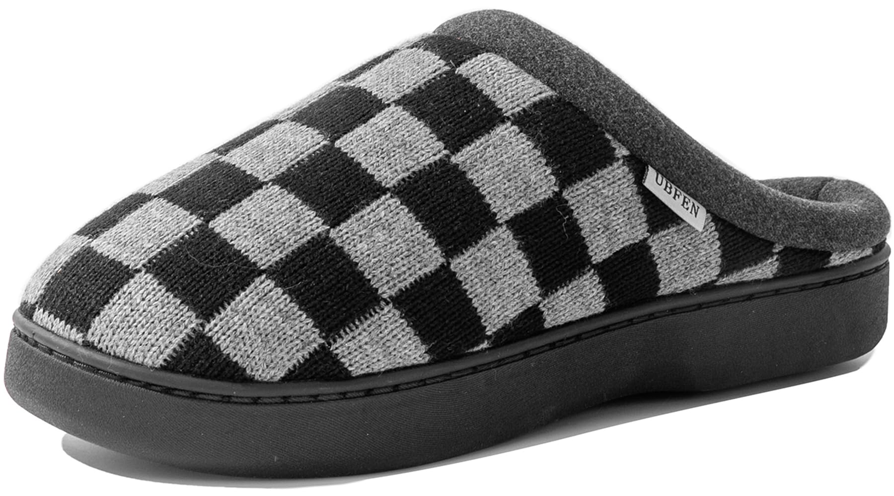 UBFEN Mens Slippers for Indoor Bedroom Memory Foam