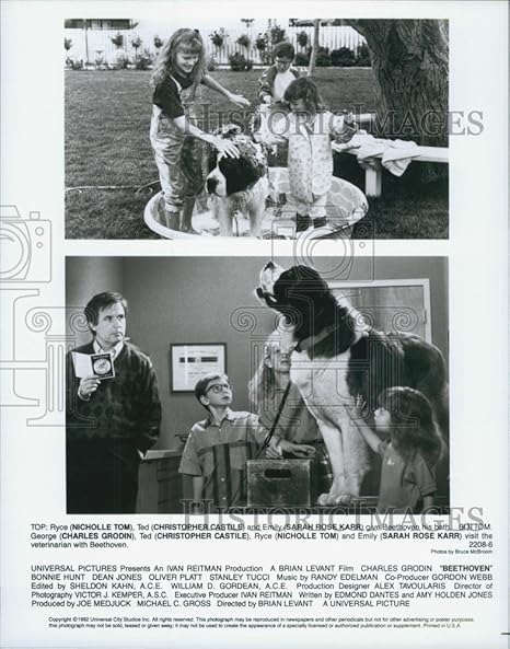 1992 Press Photo Nicholle Tom Christopher Castile Sarah Rose Karr Beethoven Amazon Ca Home