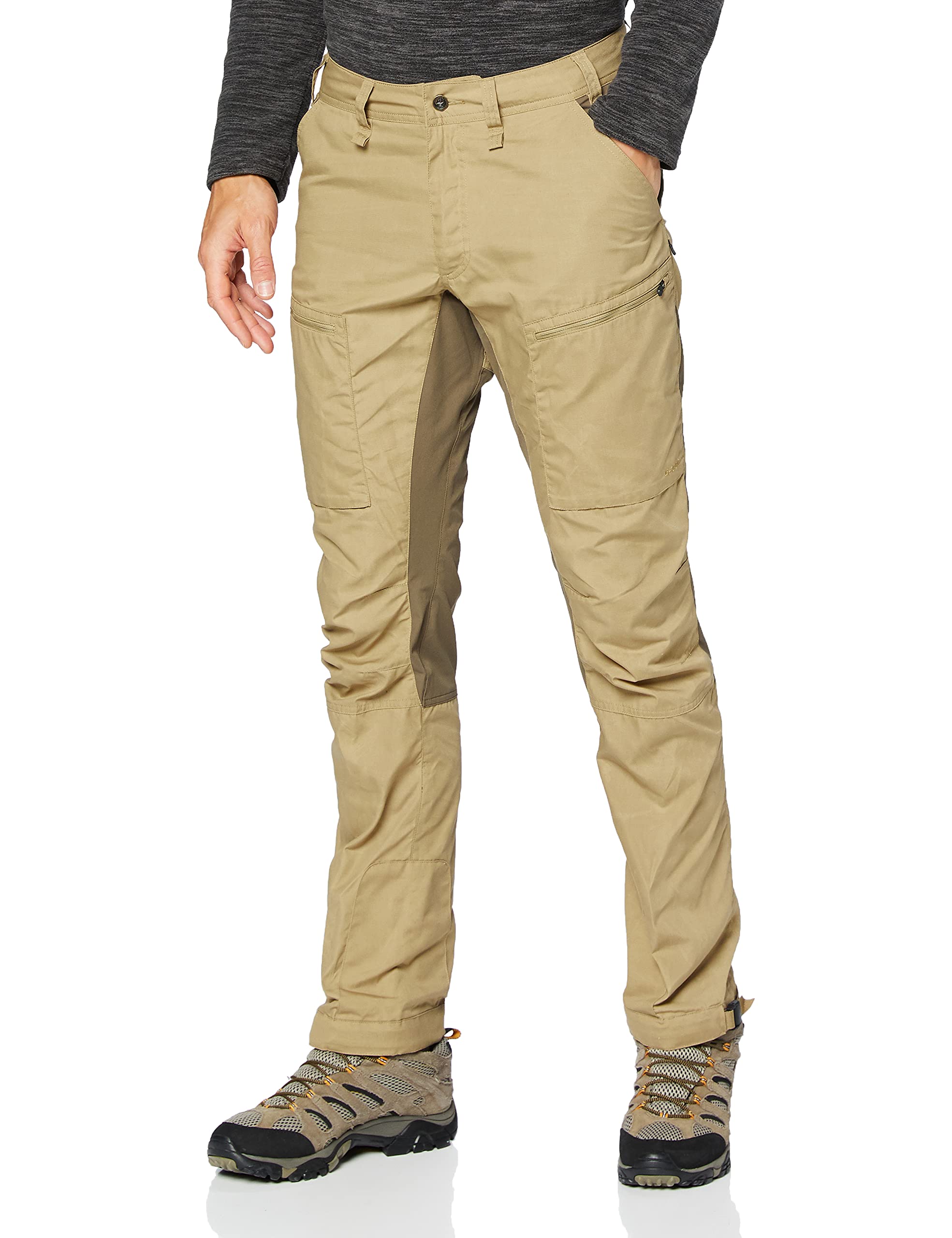 Fjallraven Men's Hose Abisko Lite Trekking Trousers, Beige sand Size:48 EU