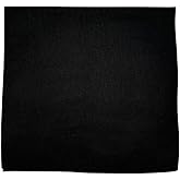 MDSTYLE 100% Cotton Solid Color Bandana for Men & Women 22" x 22" Handkerchief Headband Scarf