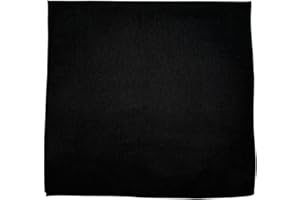 MDSTYLE 100% Cotton Solid Color Bandana for Men & Women 22" x 22" Handkerchief Headband Scarf