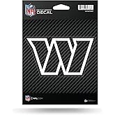 NFL Football Washington Commanders Carbon Fiber 5" x 7" Vinyl Die-Cut Decal - Car/Truck/Home Accessory