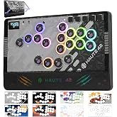 Haute42 C-AT Leverless Controller, Hot Swap Arcade Fightstick for PC/Switch | Cable Lock, Hot Swap, SOCD/Turbo, For PC/PS3/PS4/Switch