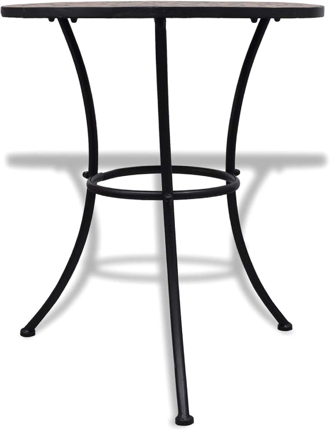 Outdoor Table, Bistro Table Terracotta 23.6" Mosaic: Kitchen & Dining