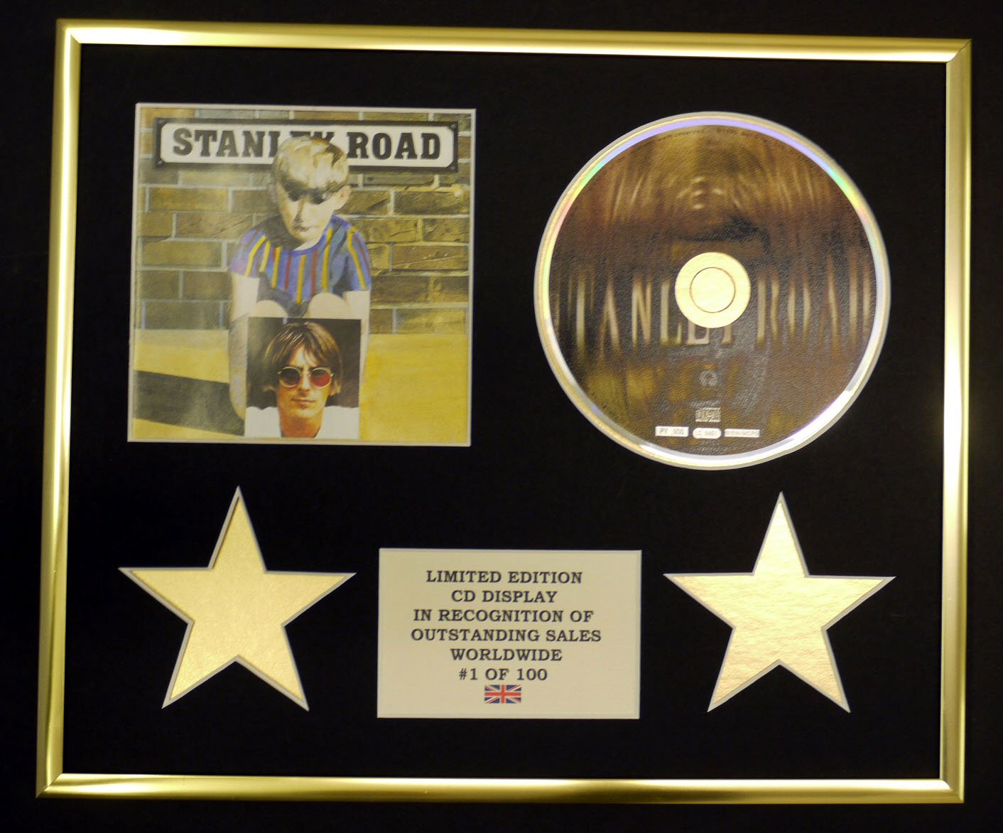 PAUL WELLER/CD DISPLAY/LIMITED EDITION/COA/STANLEY ROAD