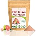 Indus Farms 100% Natural Pink Guava Fruit Powder, 2 LB, Nutritious Flavoring for Baking, Smoothies, Cookies, Macaroons, Make Face Packs, GMO-free, Vegan, No Refined Sugars