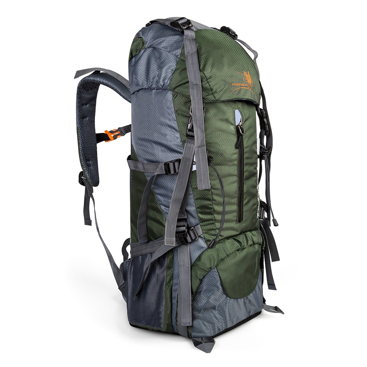 60+5L Water Resistant Hiking Backpack Outdoor Bag for Camping Climbing Mountaineering Travel Daypack Size 12.2\'\'x 9.8\'\'x 29.9\'\' (Green)