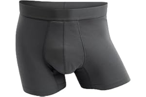 KNIX Men's Absorbent Boxer Trunk – Underwear, Moisture-Wicking, Odor-Resistant, Machine Washable, Reusable (1 Pack)