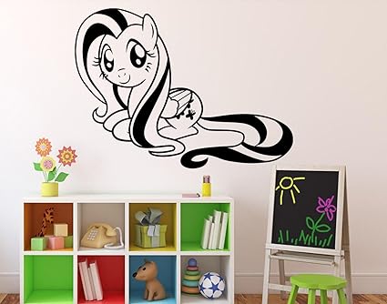 Fluttershy Wall Decal My Little Pony Vinyl Sticker Wall Art Decor