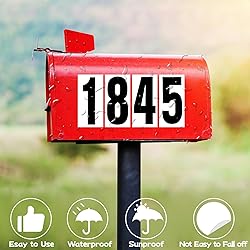 Reflective Number Stickers, 4 Sets 2 Inch Vinyl