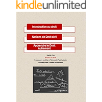 Introduction au droit et droit civil: Apprendre le droit autrement (French Edition) book cover