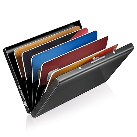 GreatShield RFID NFC Blocker Cardguard[Aluminium]Kreditkarten/Visitenkarten/Ausweis EC/Bank-Karte[Halter|Hülle|Etui|Brieftasc
