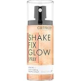 Catrice Shake Fix Glow Spray, Hydrating Shimmer Setting Spray, Vegan | Set &amp; Refresh Makeup, Illuminating Glimmer Finish for Radiant Dewy Skin; Oil Free, Paraben Free, Cruelty Free, 1.69 Fl Oz