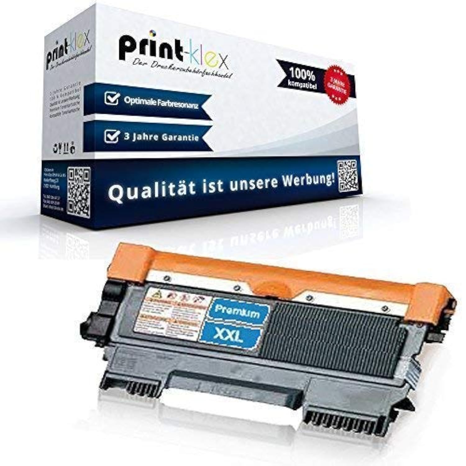Print-Klex Compatible XXL Toner for Brother MFC 7360N MFC 7362N MFC 7460DN MFC 7470D MFC 7860DN MFC 7860DW TN2220 TN---220 TN 2220 XXL Black Premium